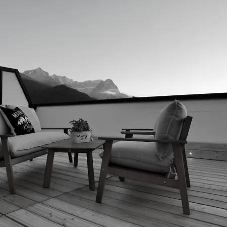 Dachterrasse Panorama-glueck I Appartement Garmisch-Partenkirchen
