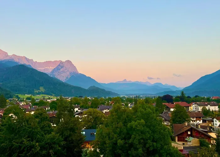Dachterrasse Panorama-glueck I * Garmisch-Partenkirchen