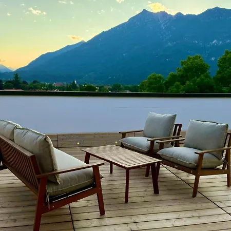Dachterrasse Panorama-glueck I * Garmisch-Partenkirchen