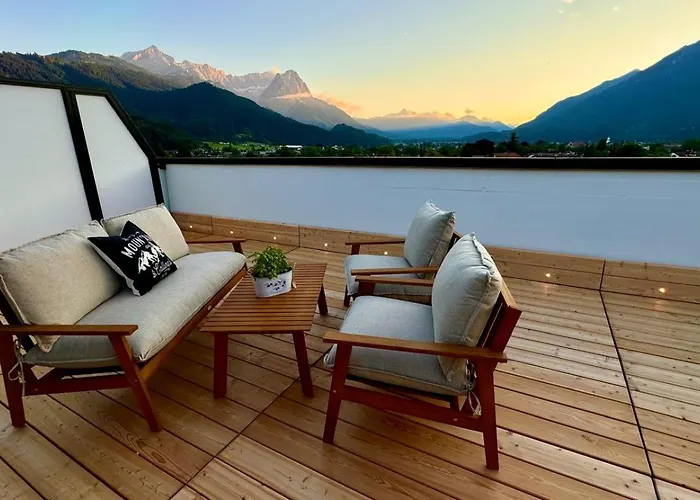 Dachterrasse Panorama-glueck I Гармиш-Партенкирхен